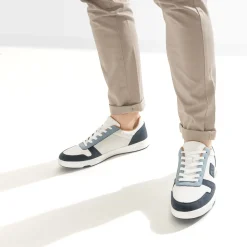 Eram Baskets/Tennis^Tennis he, marine, bleu et camel BLANC