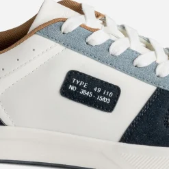 Eram Baskets/Tennis^Tennis he, marine, bleu et camel BLANC