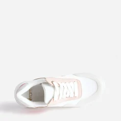 Eram Baskets^Tennis blanche, et grise semelle amovible ROSE