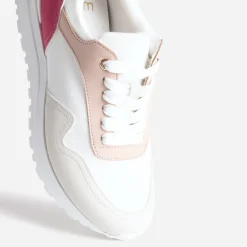 Eram Baskets^Tennis blanche, et grise semelle amovible ROSE