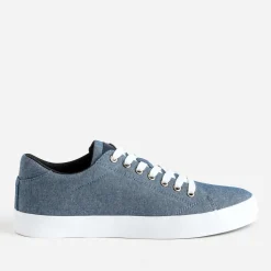 Eram Toiles|Baskets/Tennis^Tennis bleu chiné en toile MARINE