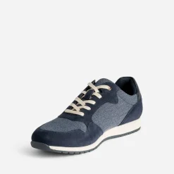 Eram Baskets/Tennis^Tennis bleu bi matière MARINE