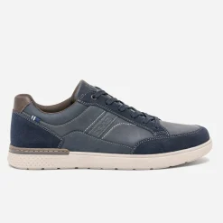 Eram Baskets/Tennis^Tennis bleu bi matière MARINE