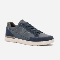 Eram Baskets/Tennis^Tennis bleu bi matière MARINE