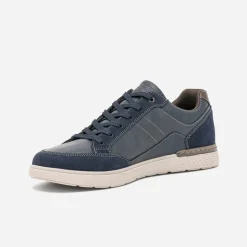 Eram Baskets/Tennis^Tennis bleu bi matière MARINE