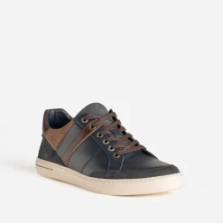 Eram Baskets/Tennis^Tennis bleu en cuir MARINE
