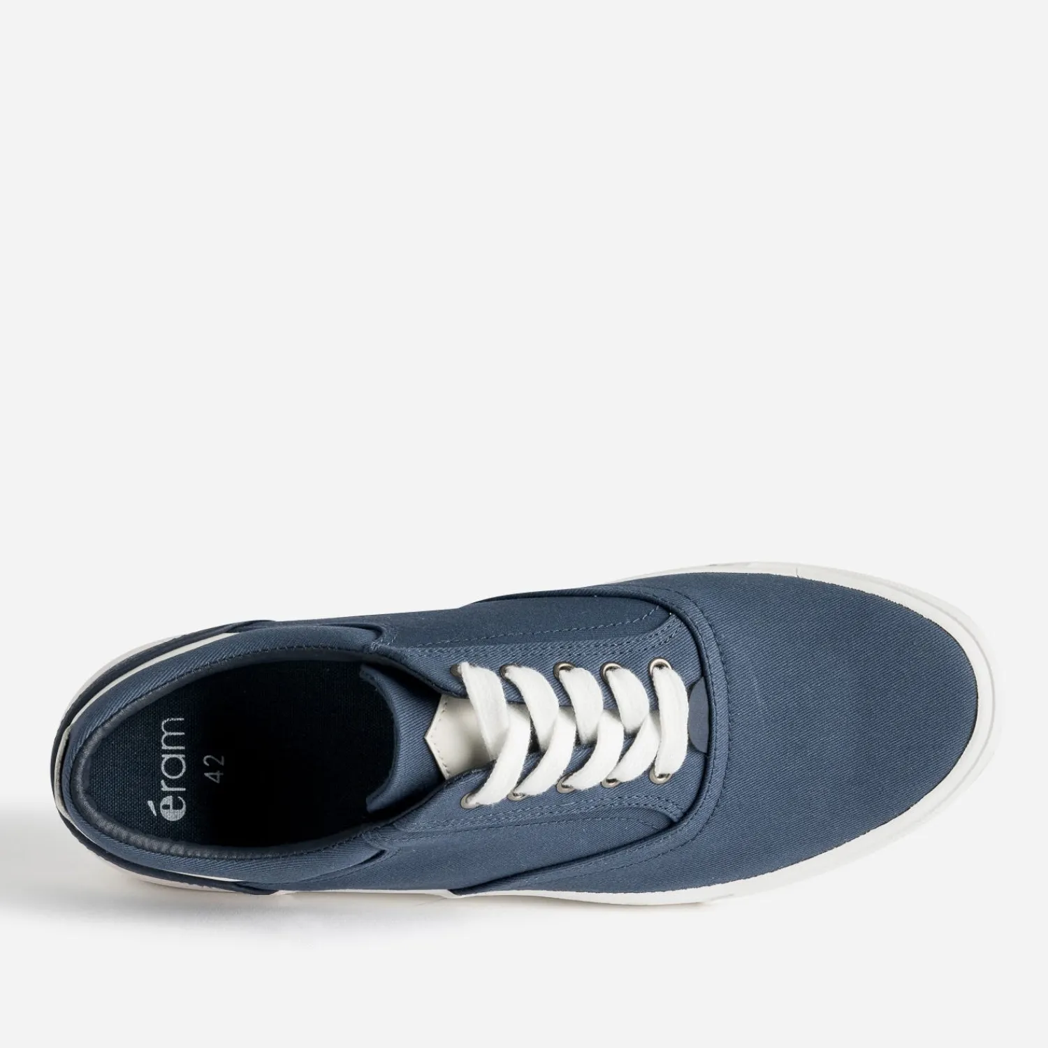 Eram Baskets/Tennis^Tennis marine en toile BLEU
