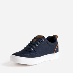 Eram Baskets/Tennis^Tennis bleu en toile MARINE