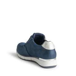 Eram Baskets^Tennis bleu perforée MARINE