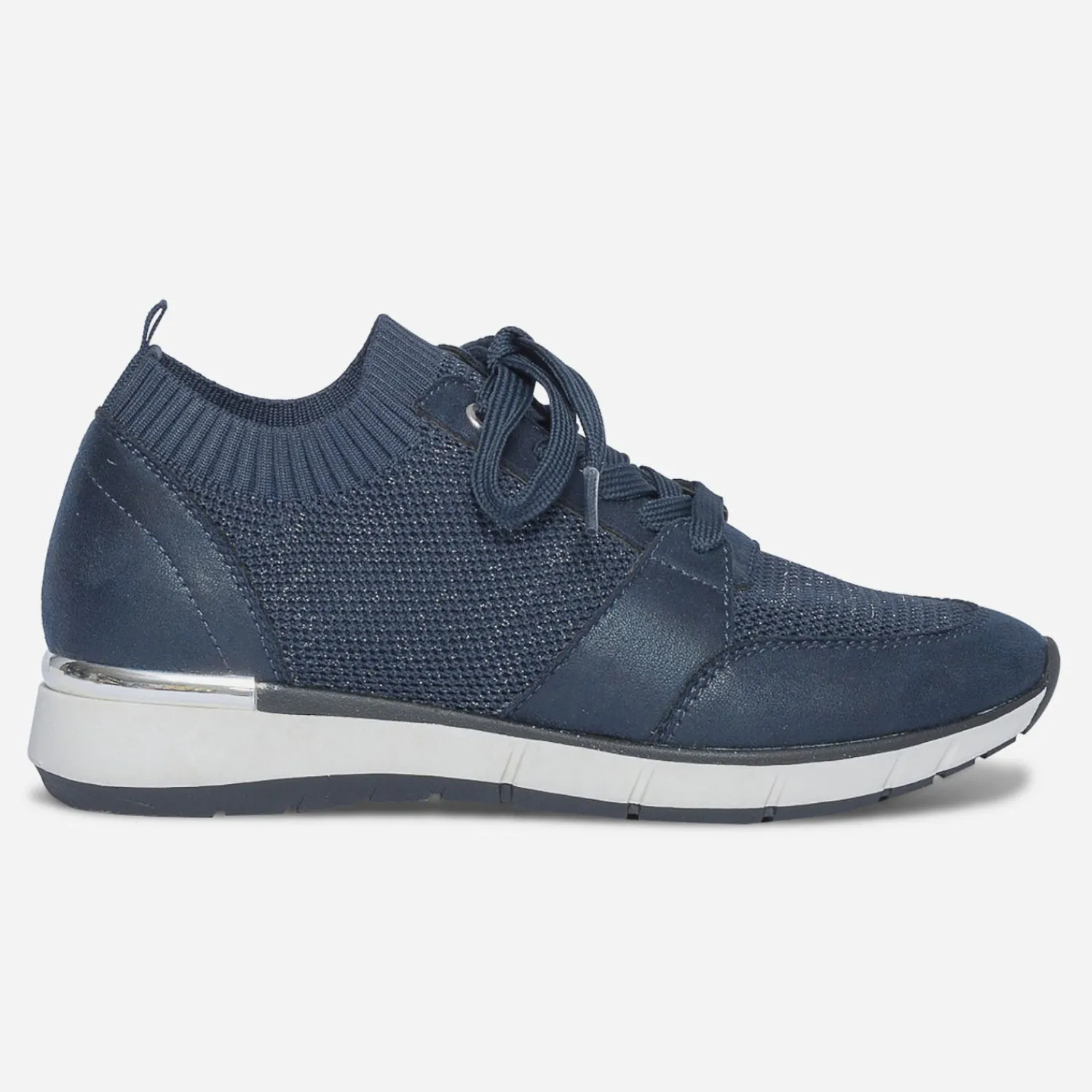 Eram Baskets^Tennis bleu tricotée MARINE
