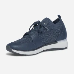 Eram Baskets^Tennis bleu tricotée MARINE