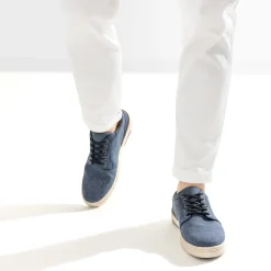 Eram Baskets/Tennis^Tennis bleue en toile MARINE