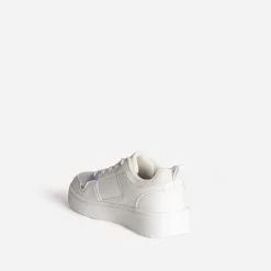 Buggy Baskets^Tennis he détails fleurs BLANC