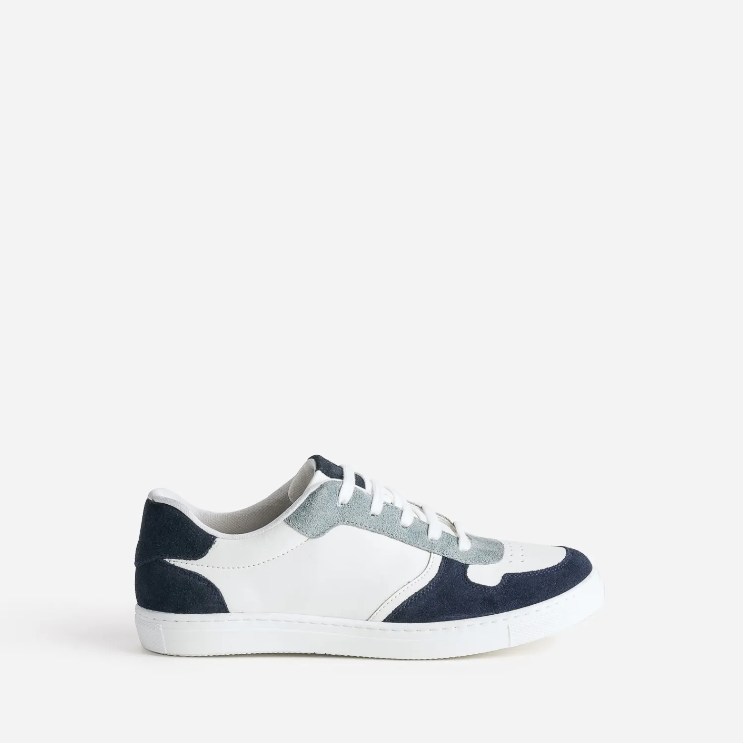 Buggy Baskets^Tennis he, marine et bleu grisé BLANC