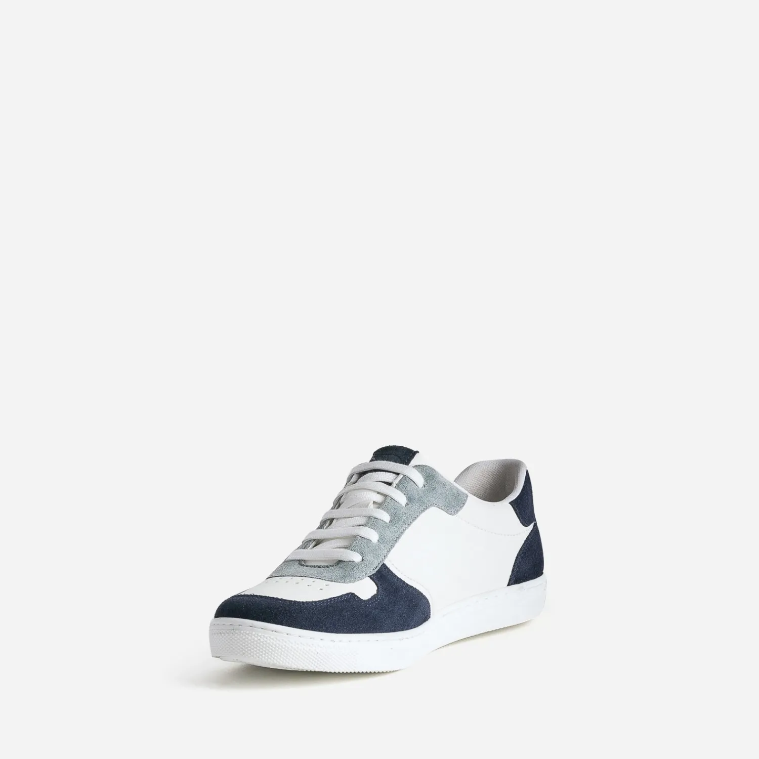 Buggy Baskets^Tennis he, marine et bleu grisé BLANC