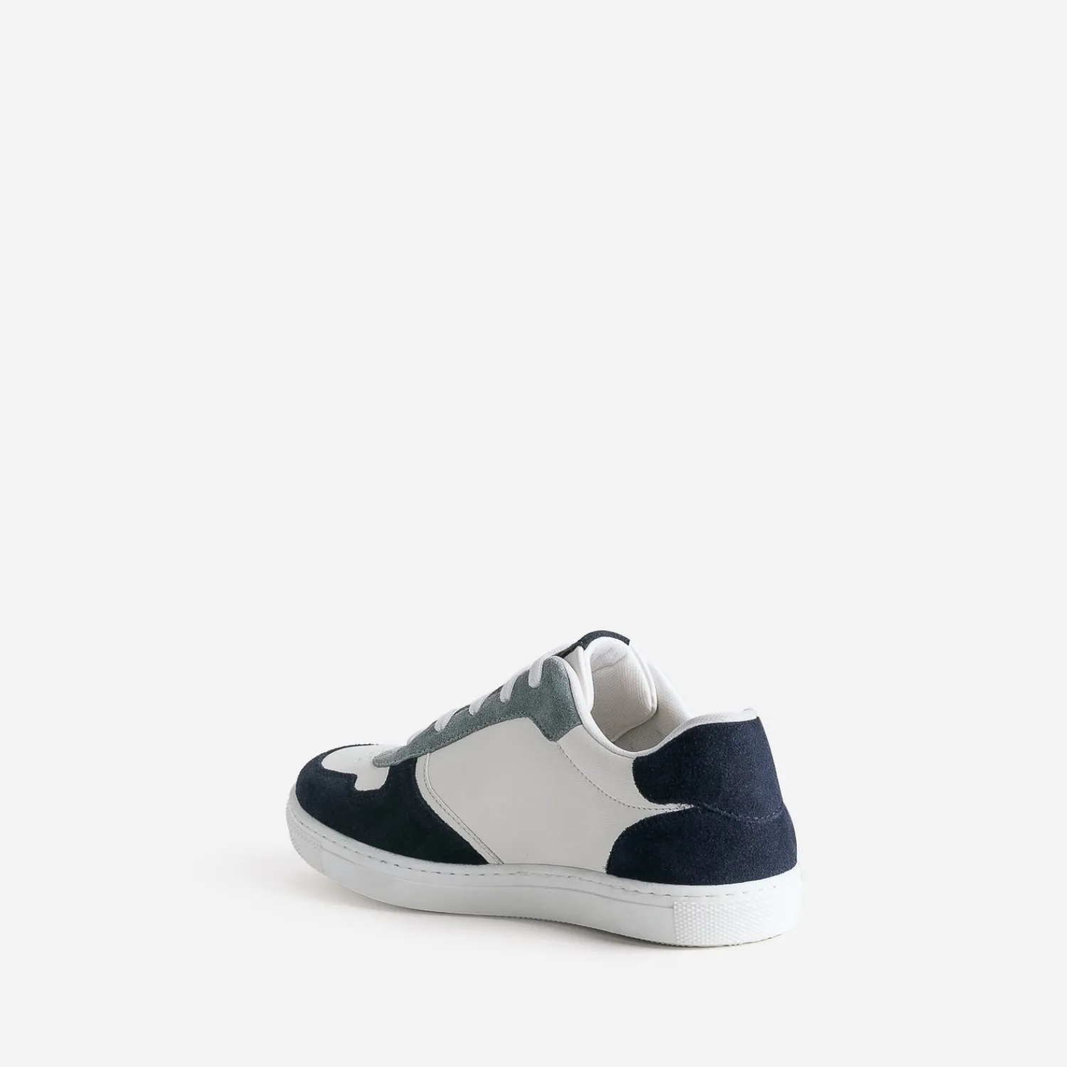 Buggy Baskets^Tennis he, marine et bleu grisé BLANC