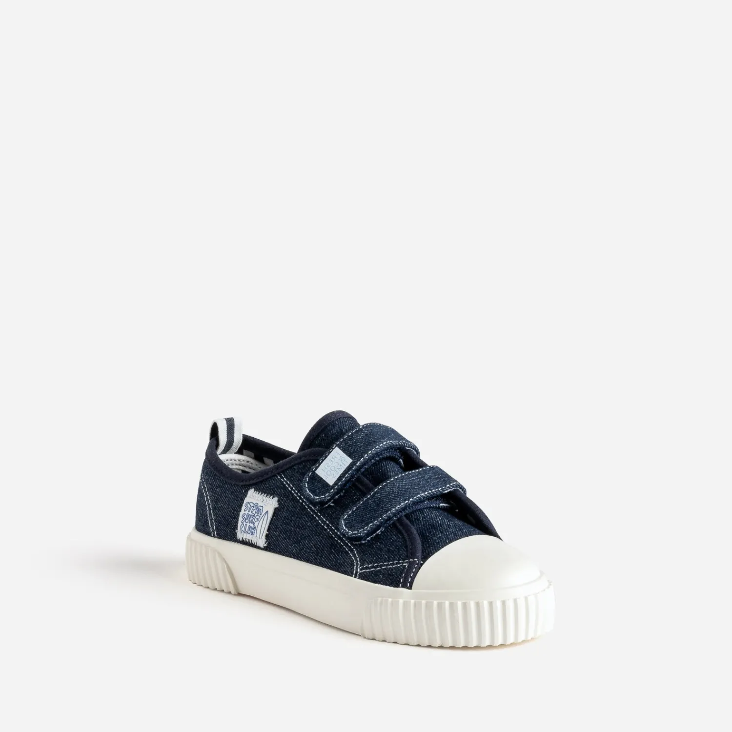 Buggy Baskets^Tennis toile façon jean MARINE