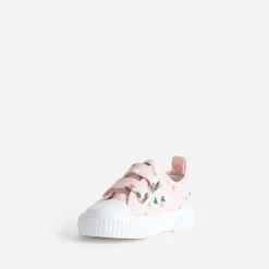 Buggy Baskets^Tennis toile imprimée cœurs ROSE