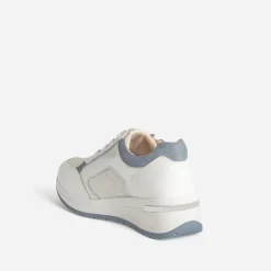Caprice Baskets^Tennis he, argenté bi-matière BLANC