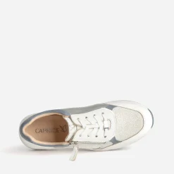 Caprice Baskets^Tennis he, argenté bi-matière BLANC
