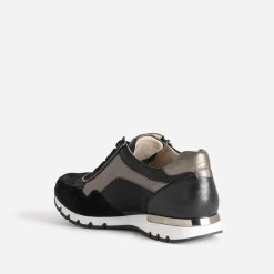 Caprice Baskets^Tennis e et bronze NOIR