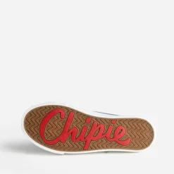 CHIPIE Baskets^Tennis e en toile à plateforme BLEU