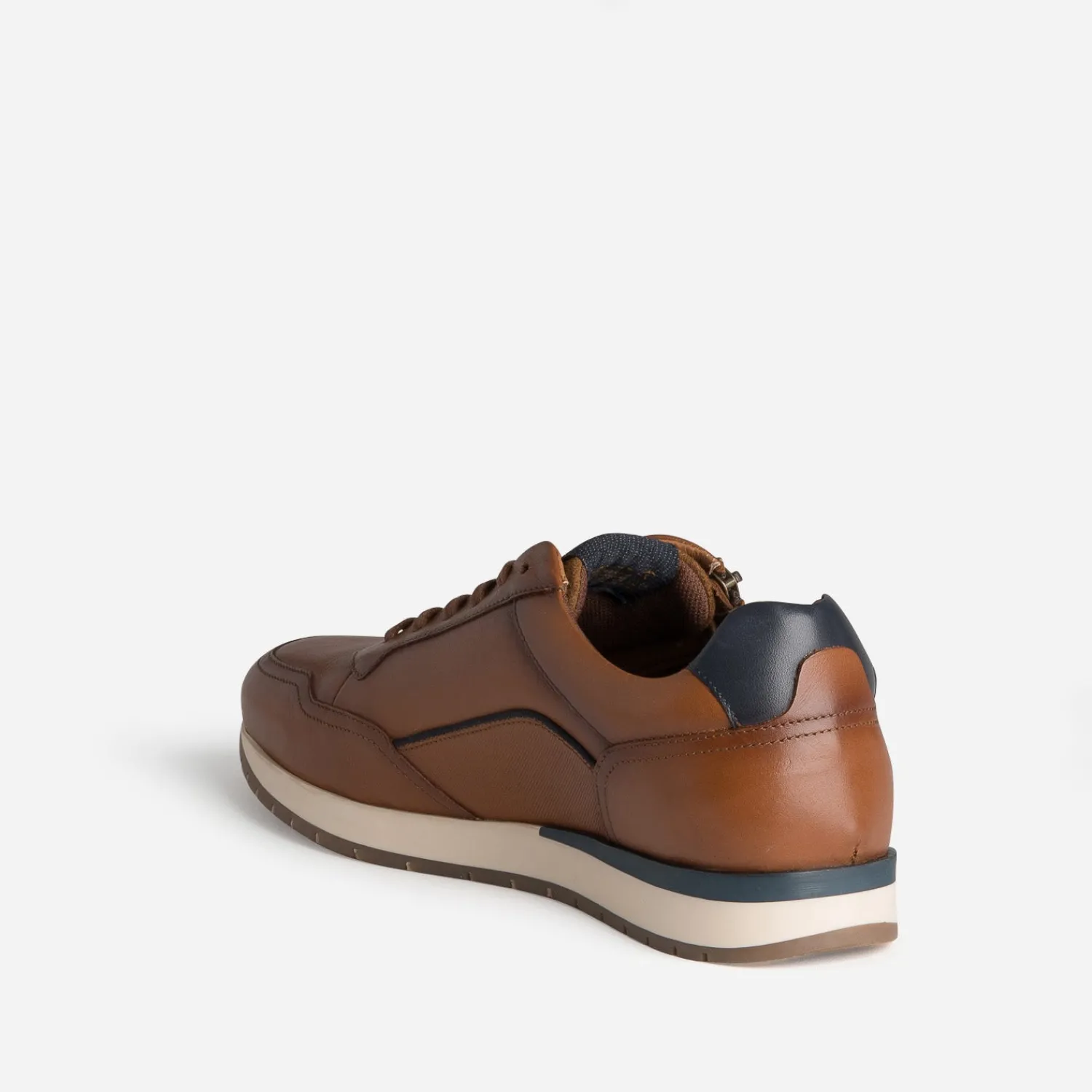 Redskins Baskets/Tennis^Tennis cuir COGNAC