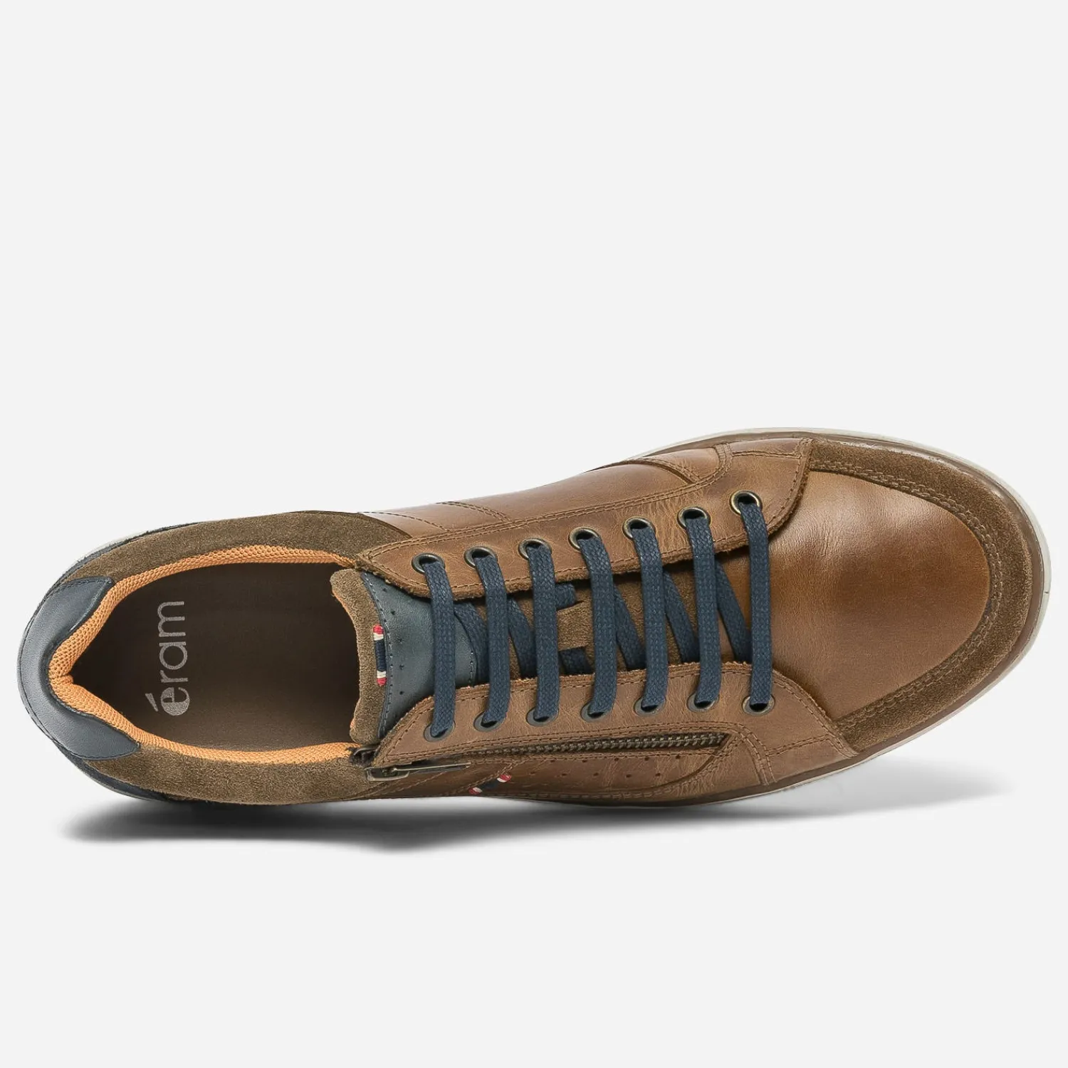 Eram Baskets/Tennis^Tennis en cuir COGNAC