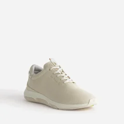 Tbs Baskets^Tennis compensée cuir BEIGE