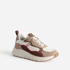 Eram Baskets^Tennis Dad shoes multi-matières BEIGE