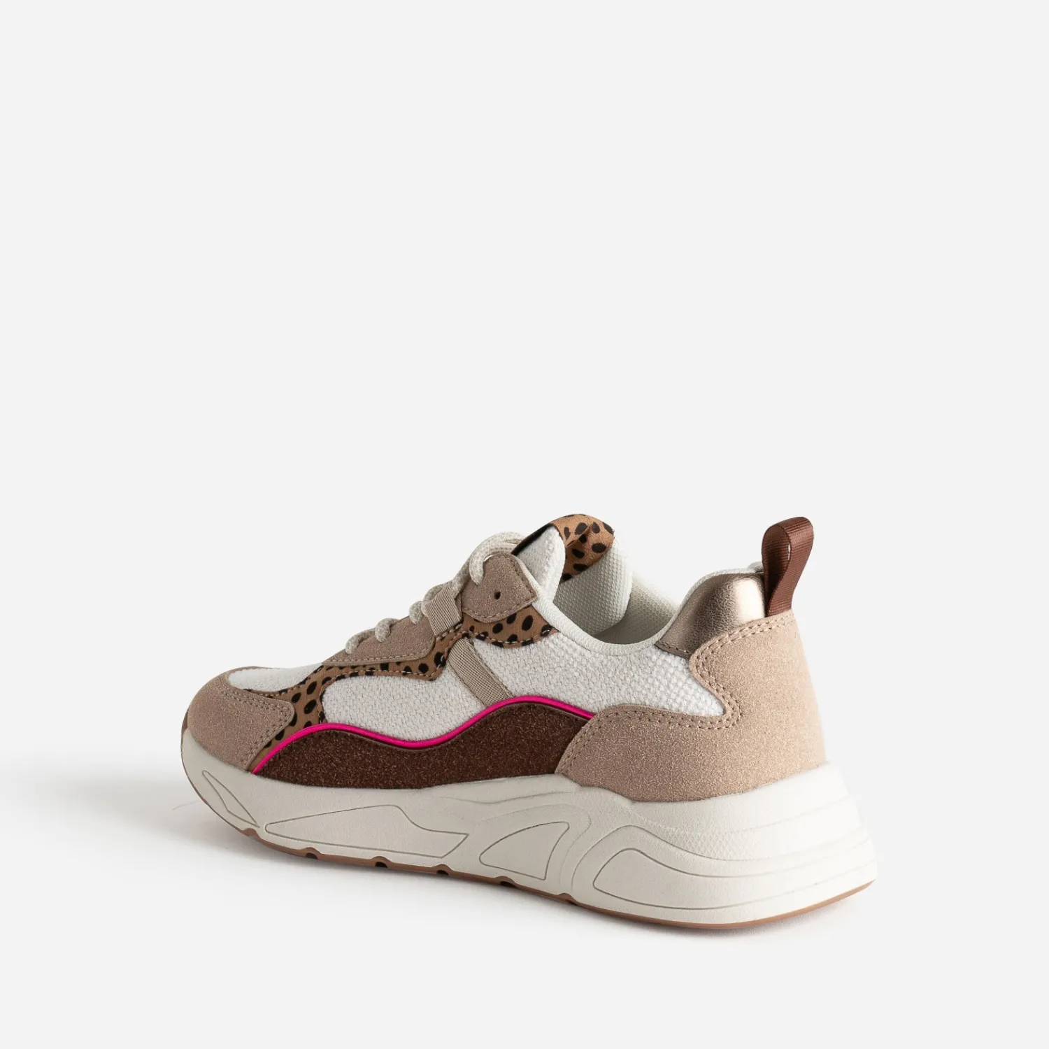 Eram Baskets^Tennis Dad shoes multi-matières BEIGE