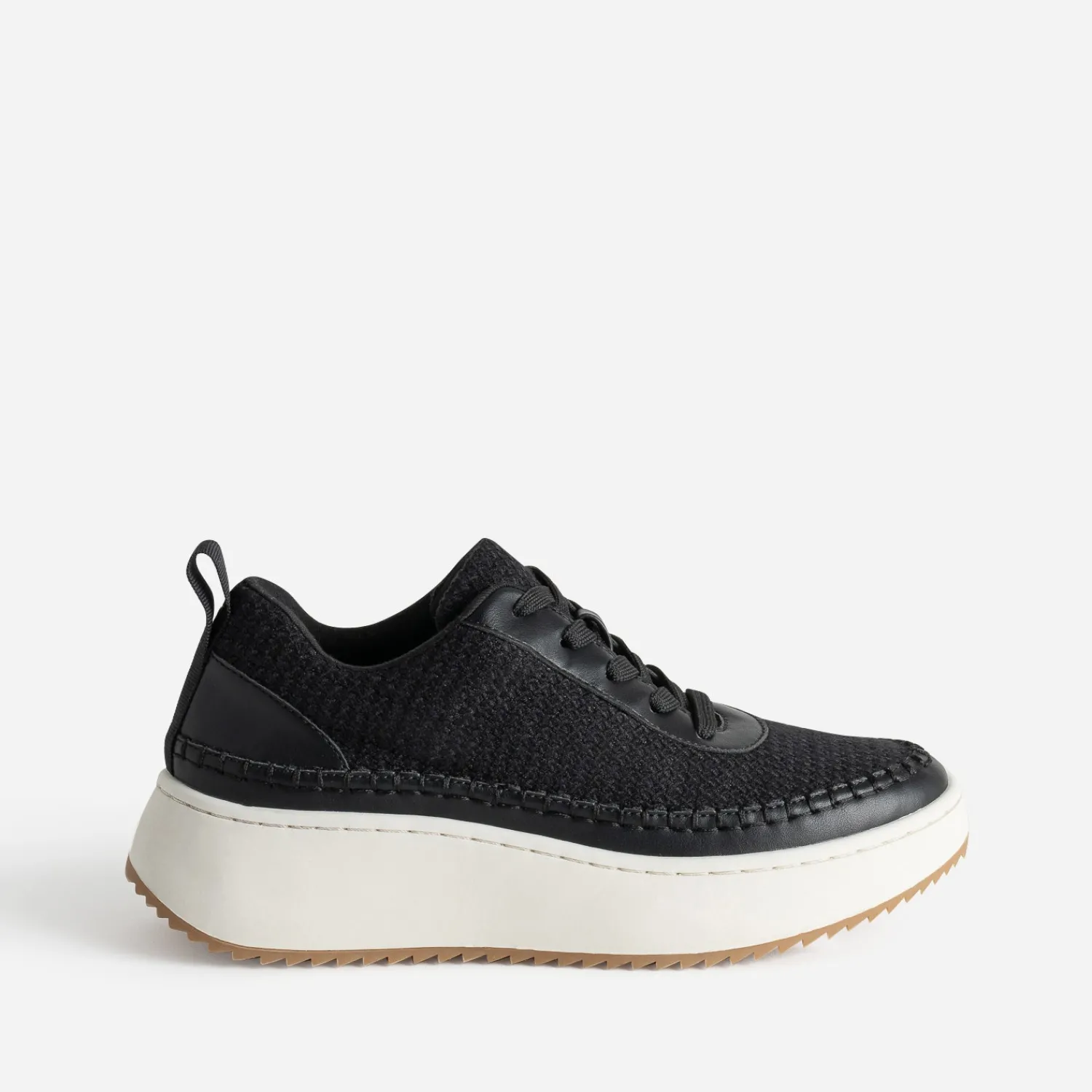 Eram Baskets^Tennis Dad shoes textile à relief NOIR