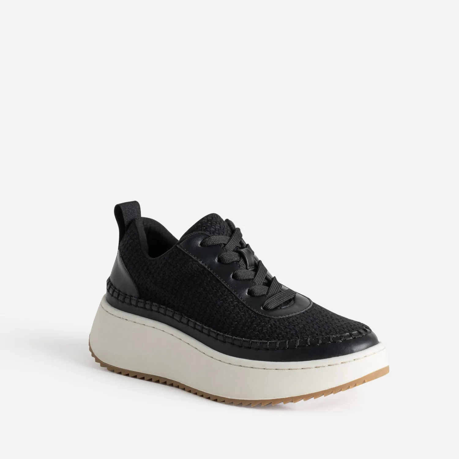 Eram Baskets^Tennis Dad shoes textile à relief NOIR
