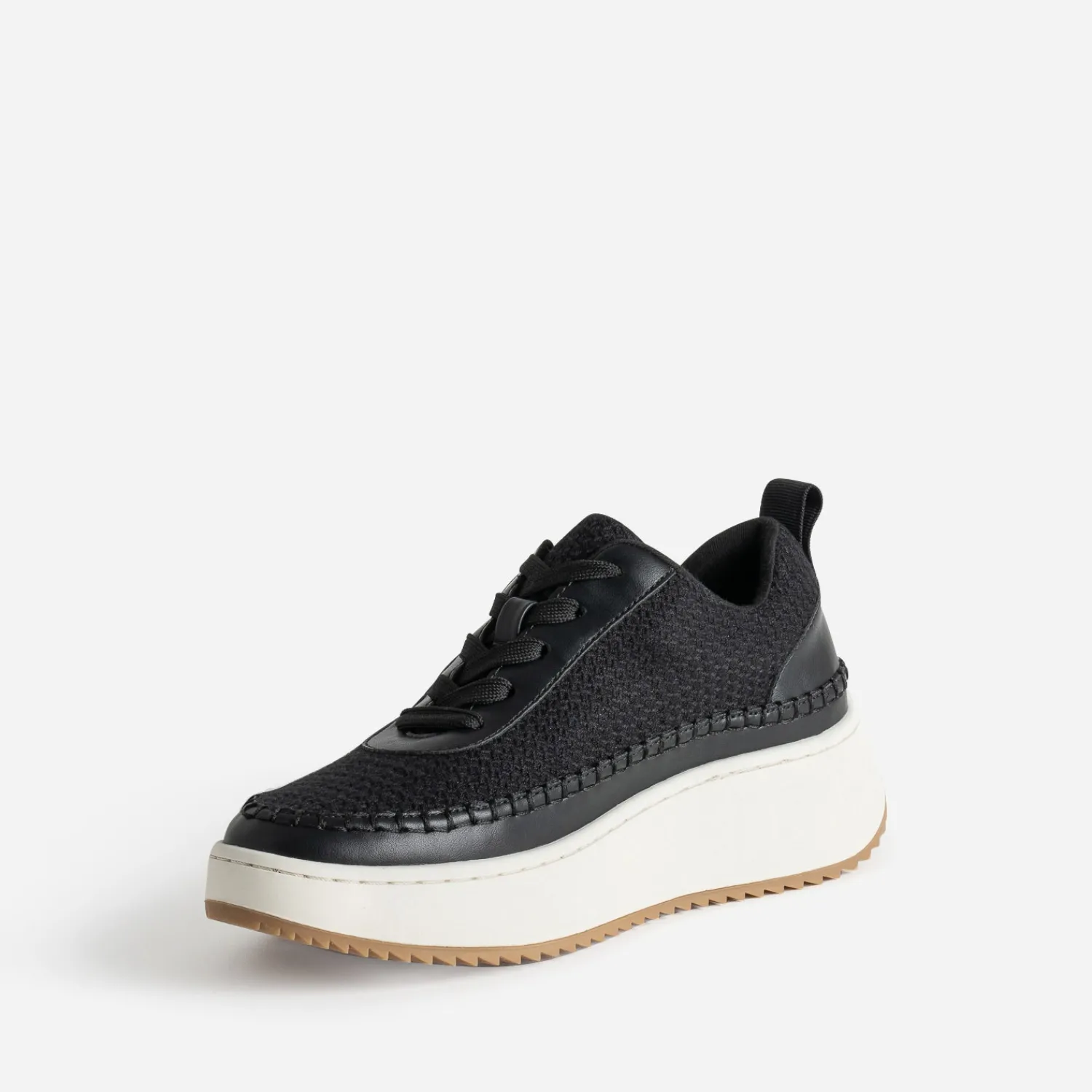 Eram Baskets^Tennis Dad shoes textile à relief NOIR