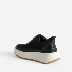 Eram Baskets^Tennis Dad shoes textile à relief NOIR