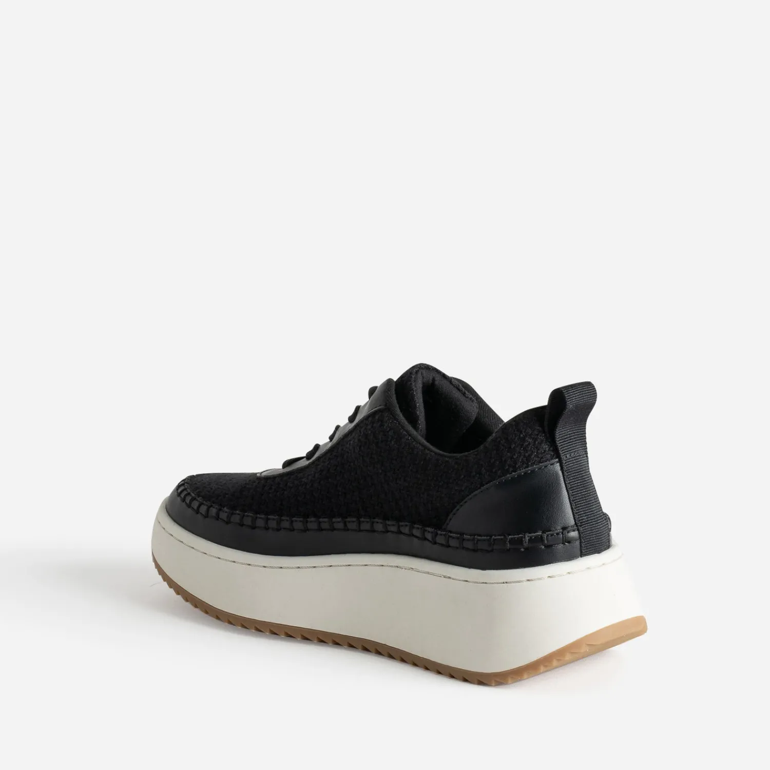 Eram Baskets^Tennis Dad shoes textile à relief NOIR