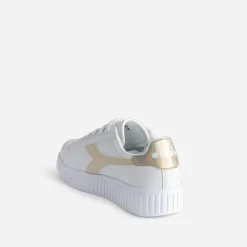 Diadora Baskets^Tennis he et beige BLANC
