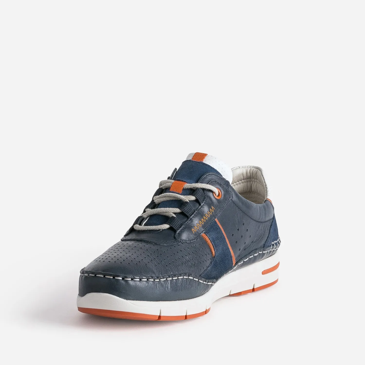 Fluchos Chaussures De Ville|Baskets/Tennis^Tennis en cuir MARINE