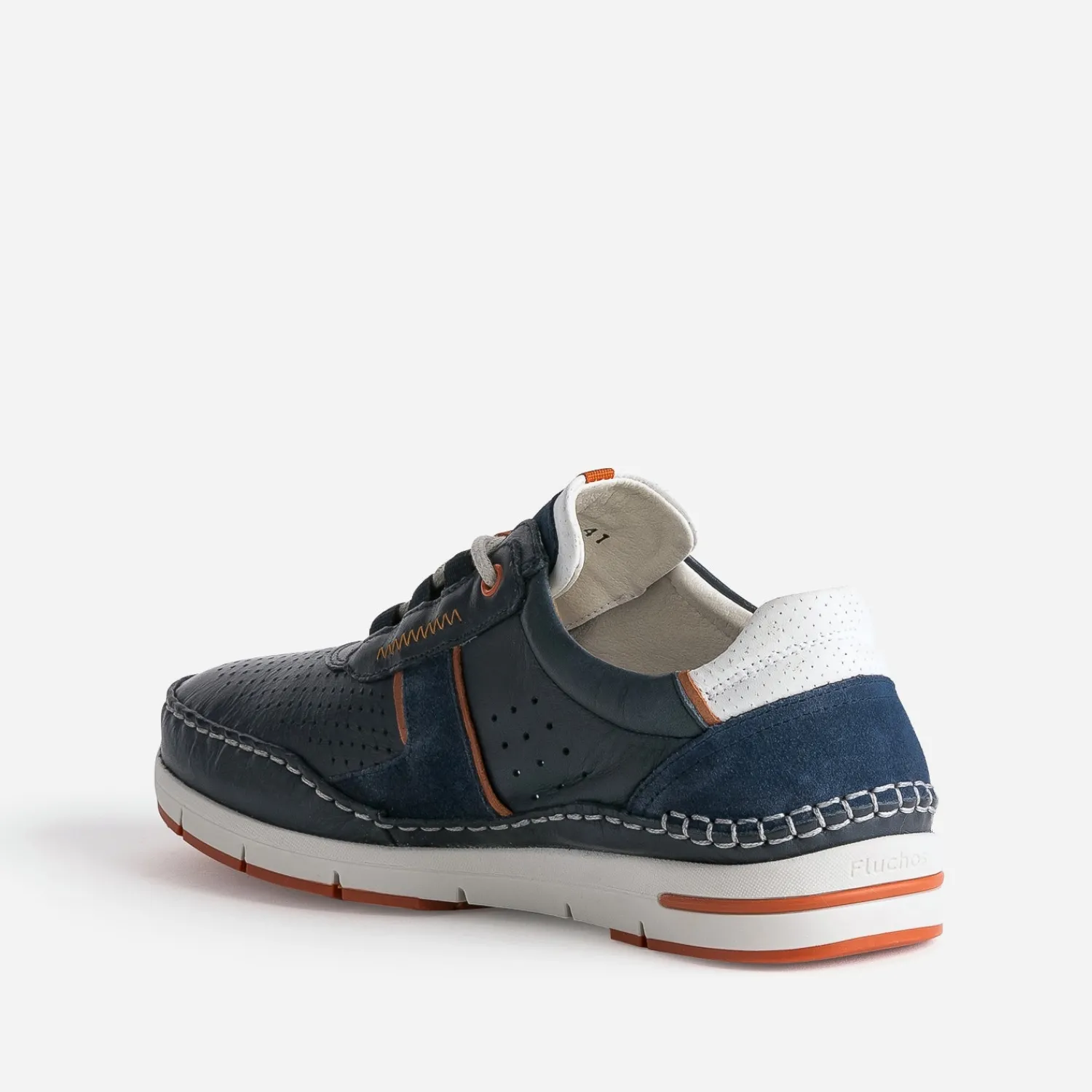 Fluchos Chaussures De Ville|Baskets/Tennis^Tennis en cuir MARINE