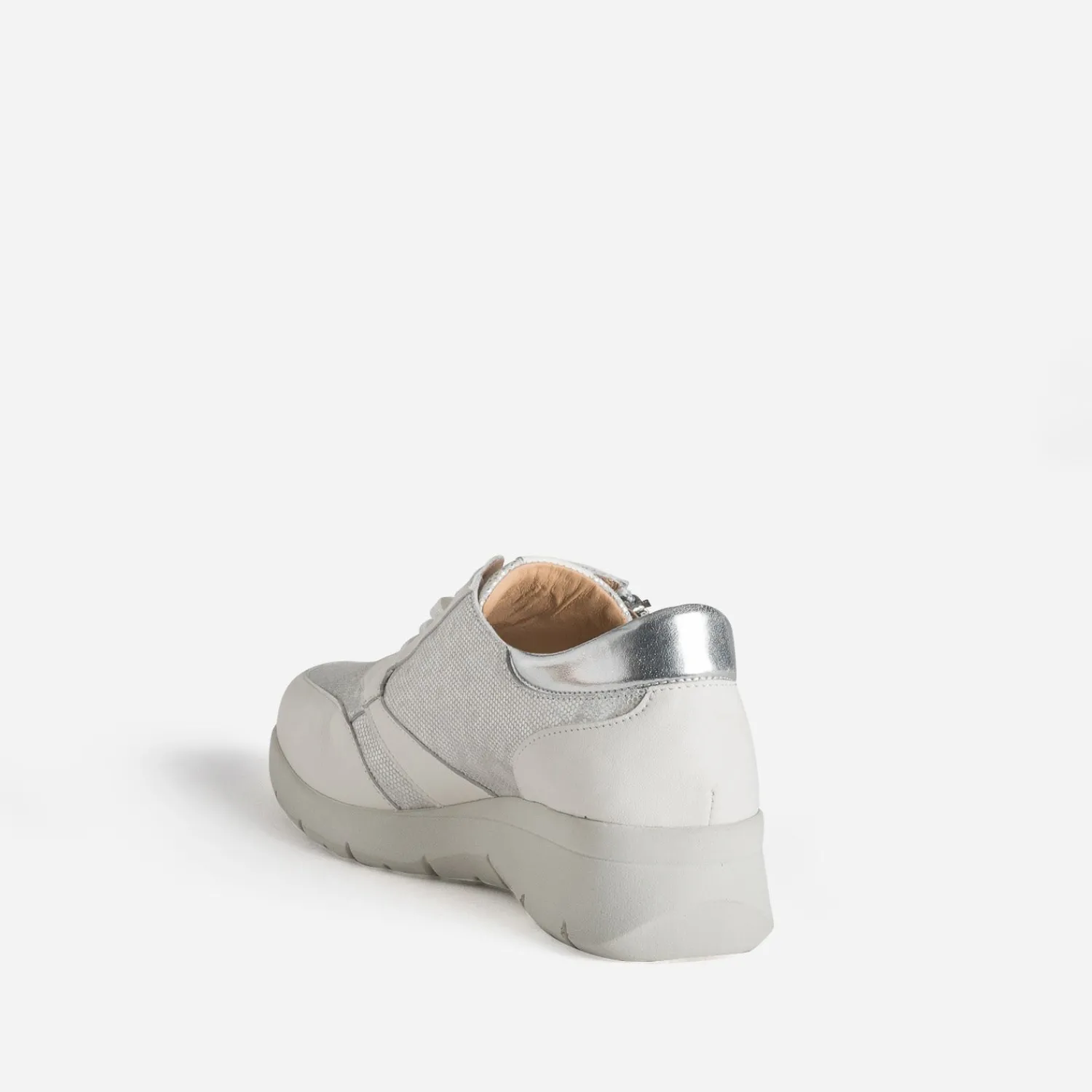 FRANCE ARNO Baskets^Tennis he cuir BLANC