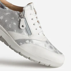 FRANCE ARNO Baskets^Tennis he cuir BLANC