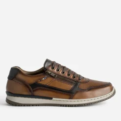 FRANCE ARNO Chaussures De Ville^Tennis cuir COGNAC