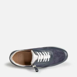 FRANCE ARNO Baskets^Tennis cuir MARINE