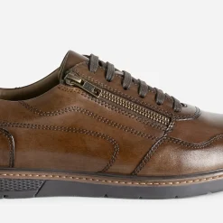 FRANCE ARNO Chaussures De Ville^Tennis en cuir MARRON