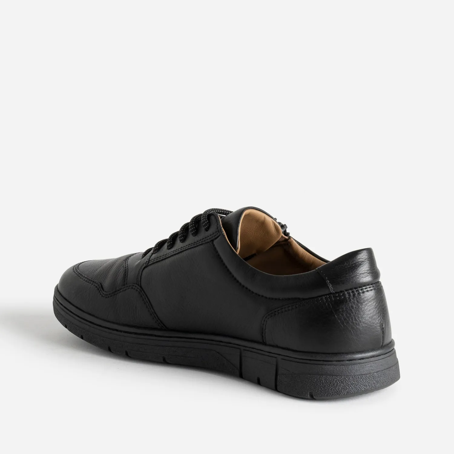 FRANCE ARNO Chaussures De Ville^Tennis en cuir NOIR