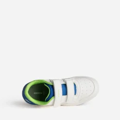 GEOX Baskets^Tennis he, bleue, verte BLANC