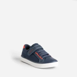 GEOX Baskets^Tennis détails rouges MARINE