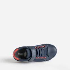 GEOX Baskets^Tennis détails rouges MARINE