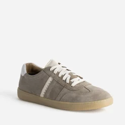 Eram Baskets/Tennis^Tennis homme cuir velours TAUPE