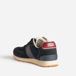 Jack & Jones Baskets/Tennis^Tennis JACK&JONES bleu et bordeaux MARINE